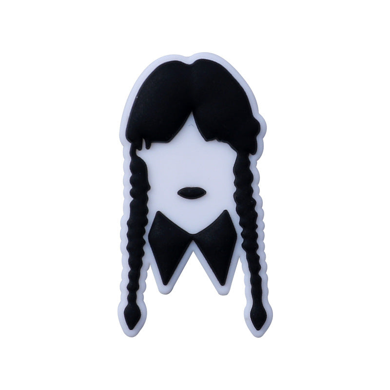 Wholesale silicone beaded jewelry DIY bead pen cartoon magic girl beads